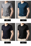 Men's sophisticated casual v-neck top