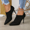 Chic taupe pointed toe pumps with a comfortable fit, perfect for any wardrobe.