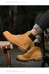 Rugged Trailblazer Boots in a natural setting, perfect for adventure seekers and outdoor enthusiasts.