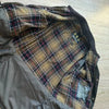 Waxed Cotton Moto Trench Coat with Corduroy Collar, mid-length, waterproof, stylish, perfect for urban adventures.