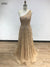Close-up of the delicate beading on the bodice of the Captivate the Room gown.