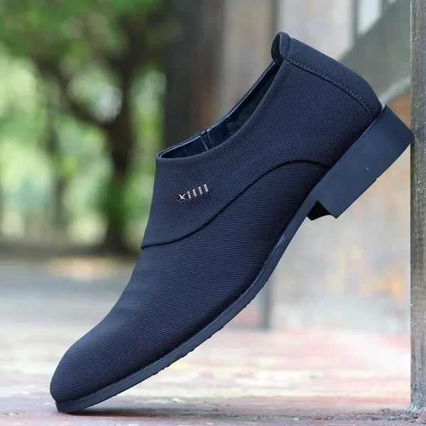 Elegant Men's Italian Leather Dress Moccasins