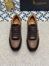 Billionaire black loafers with slip-on convenience for men.