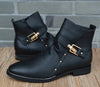 Stylish Winter Commanders boots paired with casual winter attire for a fashionable look.