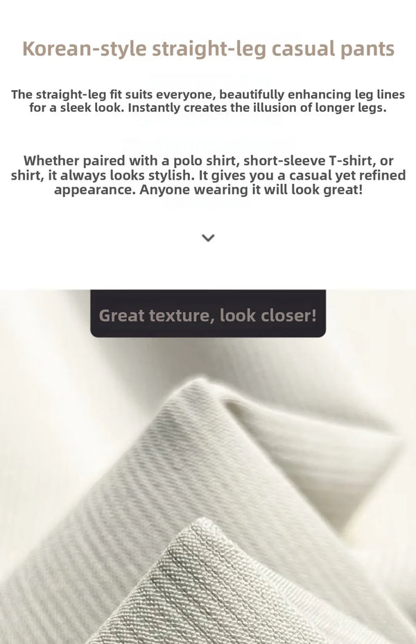 Classic men's woolen trousers with superior insulation