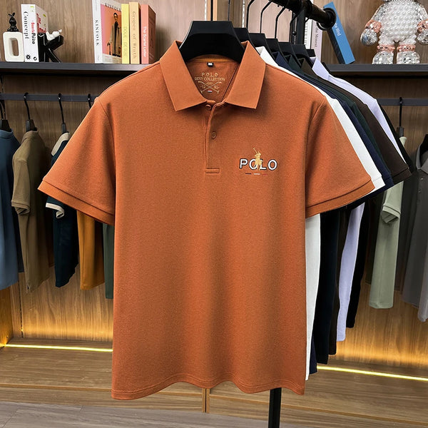 Classic cotton polo shirt with signature pony detail and lightweight construction