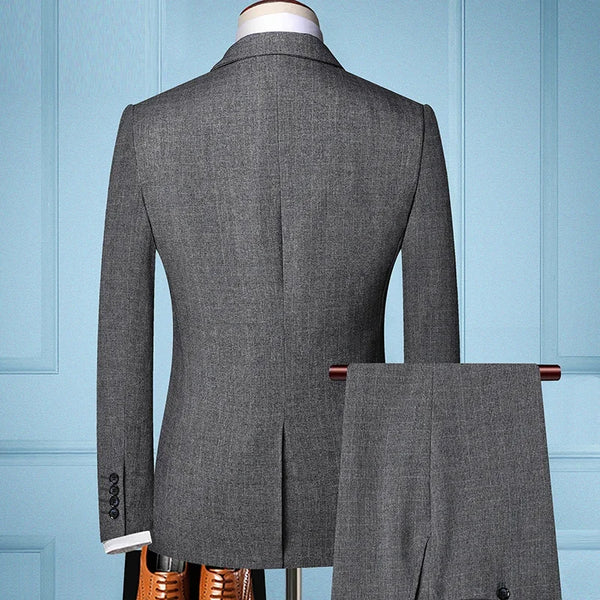 Sleek vest from the men's suit set, perfect for formal occasions.