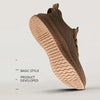 Versatile knit sneakers with precision stitching and true-to-size fit