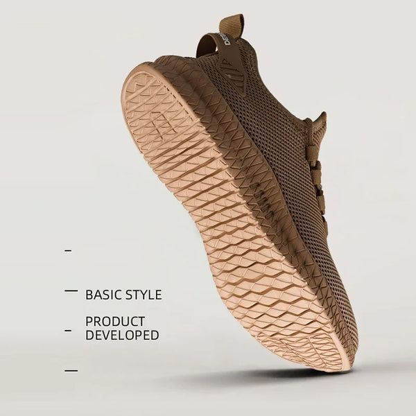 Versatile knit sneakers with precision stitching and true-to-size fit