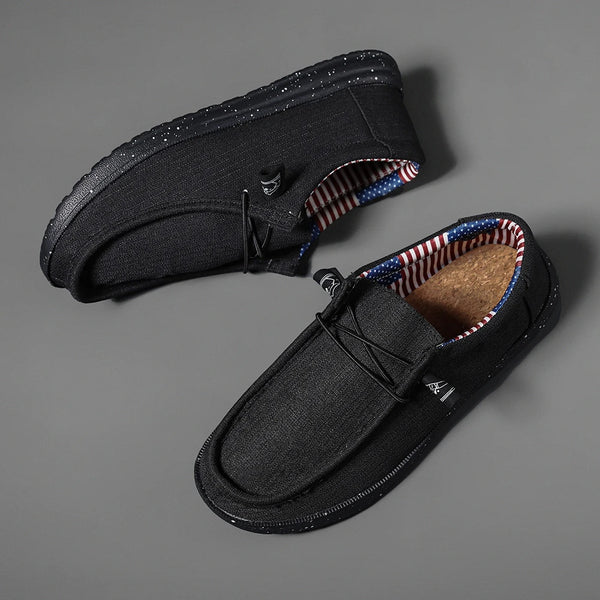Breathable summer loafers for men with featherlight construction