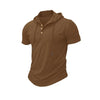 Slim Fit Hooded Men's Gym T-Shirt in quick-dry polyester for active wear, perfect for workouts and casual outings.