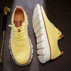 Fly-weave athletic shoes providing comfort and security through every stride
