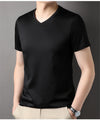 Premium knit v-neck top in soft materials