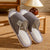 Flat heel design of barefoot-inspired linen slippers for natural comfort