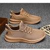 Sporty knit footwear designed for city streets and weekend errands