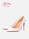 Women's pointed-toe stilettos with premium leather lining and high heel