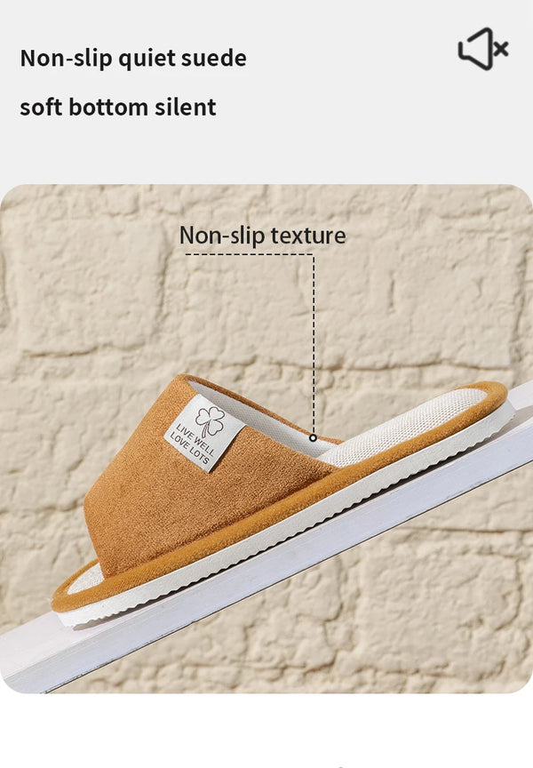 Detail of moisture-wicking linen fabric keeping feet fresh and comfortable
