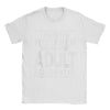 Men's humorous "Mistaken For An Adult" cotton tee with playful print, perfect for casual wear and everyday comfort.