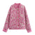 Comfortable cotton blend outerwear with distinctive print and versatile styling