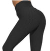 High waist push-up yoga leggings in lavender, showcasing the peach-lift feature and ankle length.