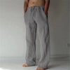 Breathe Easy pants in natural cotton-linen with flattering flowing silhouette