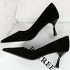 Durable rubber sole heels designed for long-lasting wear.