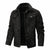 Premium men's suede leather winter jacket with turn-down collar, zipper closure, and regular fit for stylish cold weather wea