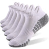 Shock-absorbing running socks with a snug fit, ideal for winter running and outdoor activities.