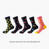 Professional novelty socks with a splash of fun for the modern man.
