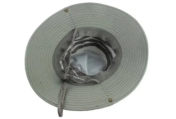 Sunlit Serenity hat with adjustable fit shown on a table.