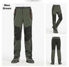 Performance hiking pants combining waterproof durability with fleece comfort