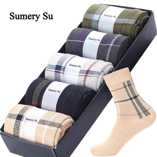 Comfortable socks with a sleek design, ideal for business attire.