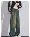Urban Rebel jeans folded neatly, displaying their resilient design.