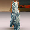 Effortless Elegance V-Neck Chiffon Maxi Dress