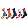 Unique socks gift featuring bright colors and fun designs for men.