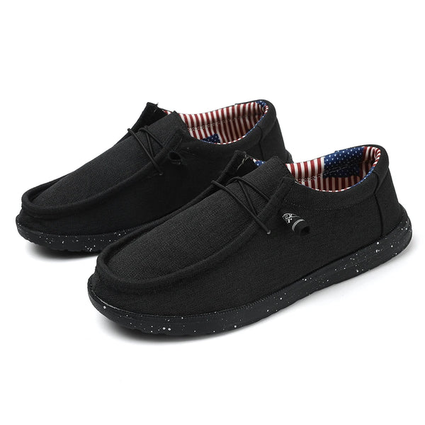 Men's slip-on shoes with ventilated design for all-day comfort