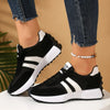 Women's fashion sneakers with unique patchwork design and cushioned support
