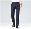 Smart casual polyester suit pants with all-day comfort technology