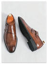 Sophisticated men's oxfords featuring adjustable monk strap and leather construction