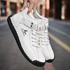 Spring summer leather boots with cooling ventilation design
