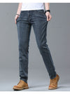 Breathable stretch denim jeans for active lifestyles