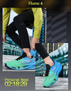 Lightweight lace-up sneakers with superior ventilation and cushioned support