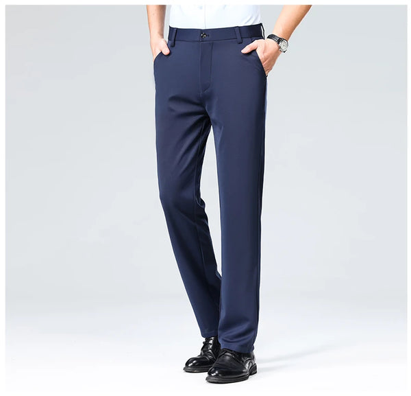 Comfortable stretch suit pants perfect for business casual settings