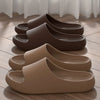 Seamless EVA construction slides featuring quick-dry material and shock-absorbing cushioning