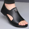 Comfortable men's leather sandals suitable for beach walks and city streets
