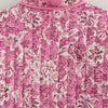 Sophisticated printed cotton jacket with classic button-front and tailored shape