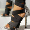 Elegant Stiletto Heels for Women with Zipper Closure