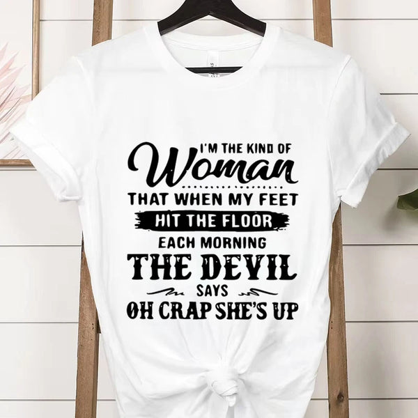 Breathable spring summer graphic t-shirt with powerful message and timeless design