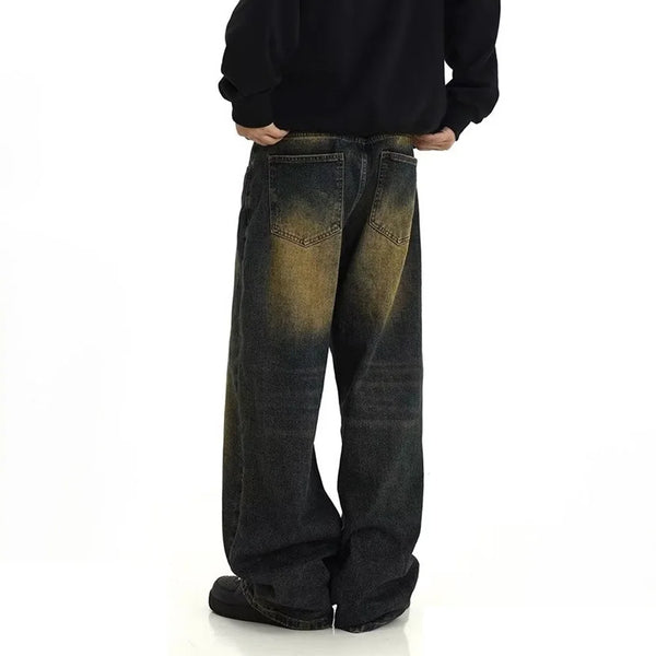 Detail shot of the fabric texture of Sunset Boulevard Jeans, emphasizing the soft denim blend.