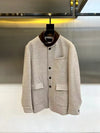 Stylish Italian men's jacket in charcoal gray, suitable for both office wear and casual outings.